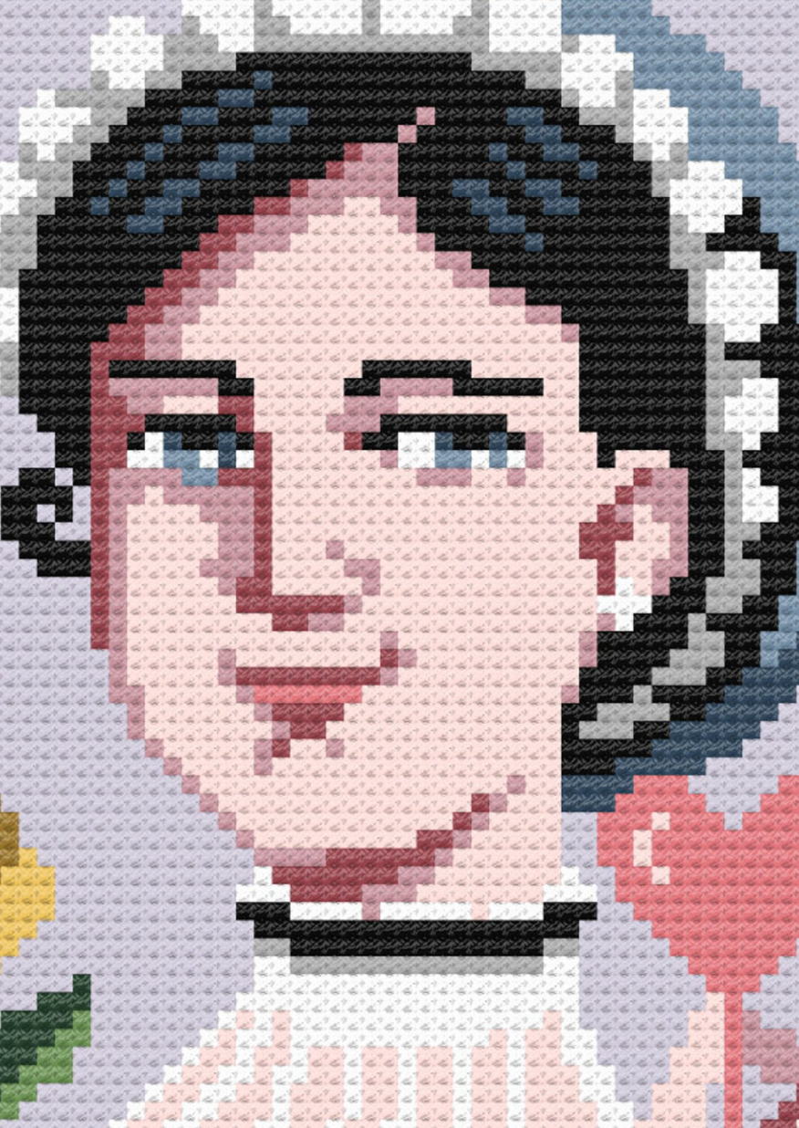 Jane Austen Cross Stitch Pattern