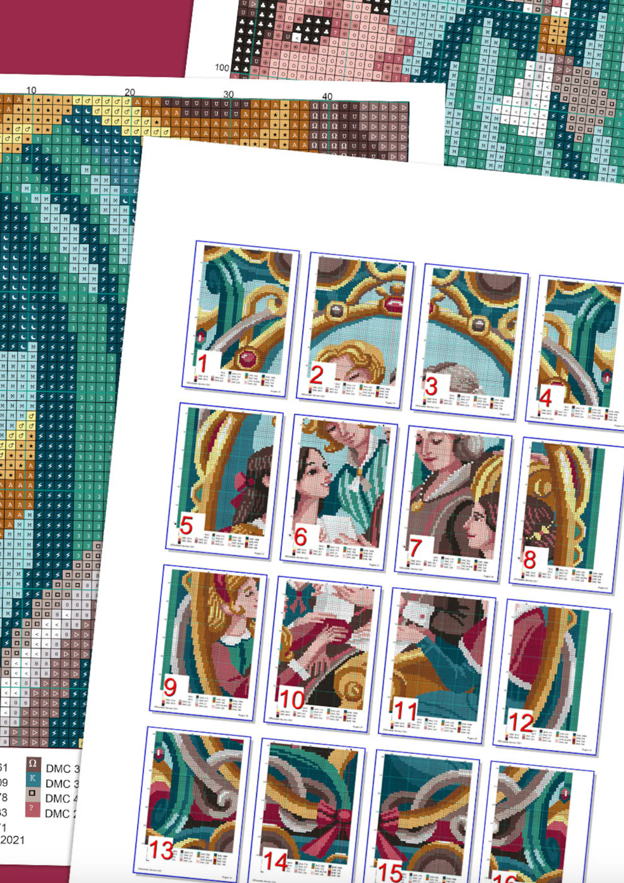 Little Women Cross Stitch Pattern