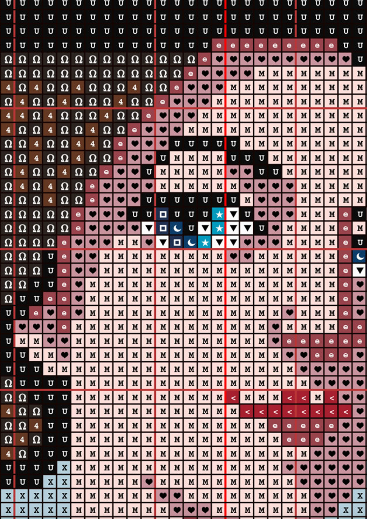 Mary Poppins Cross Stitch Pattern