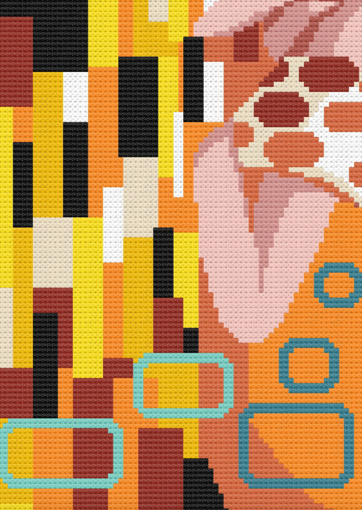 The Kiss Cross Stitch Pattern