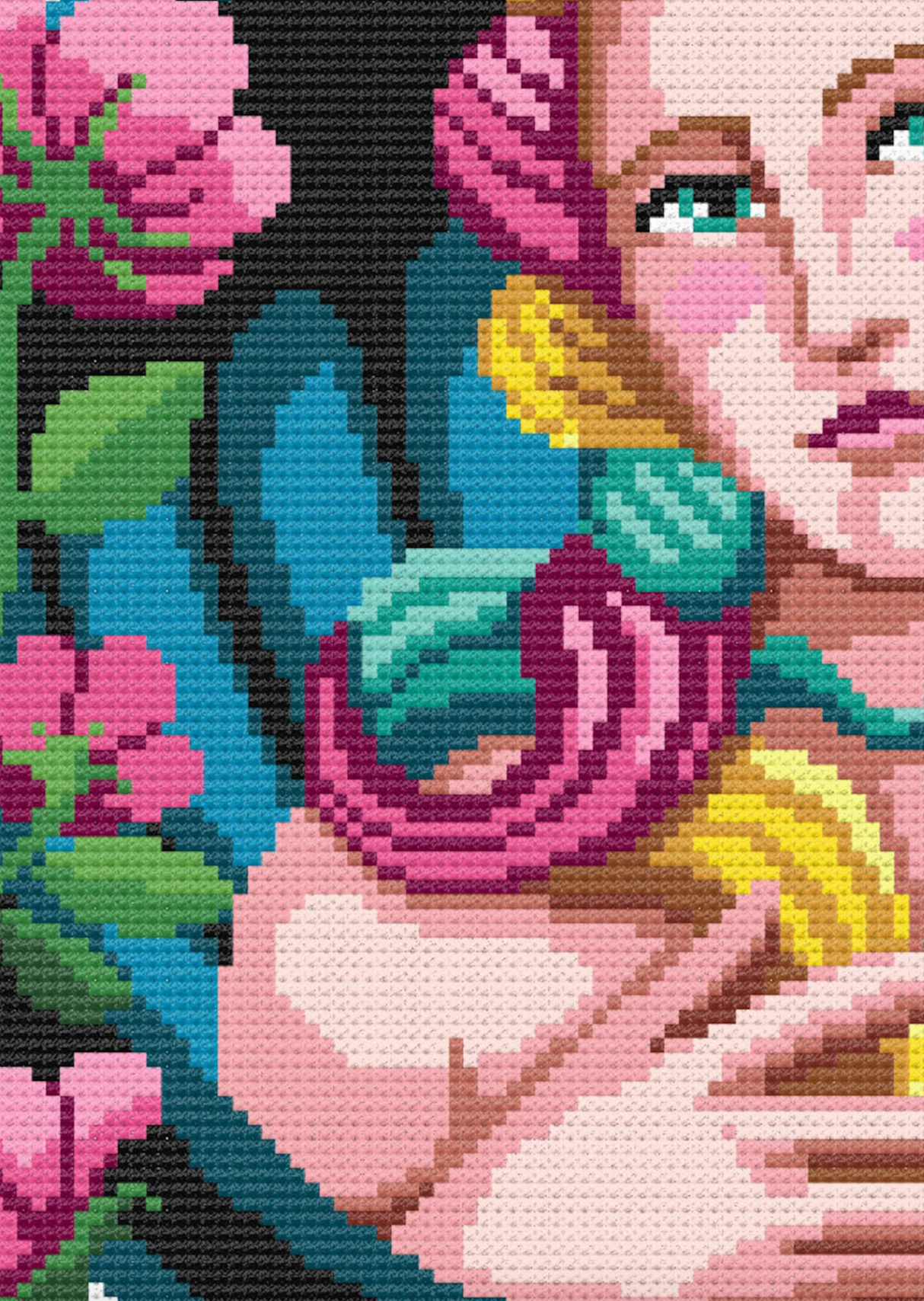 The Birth of Venus Cross Stitch Pattern