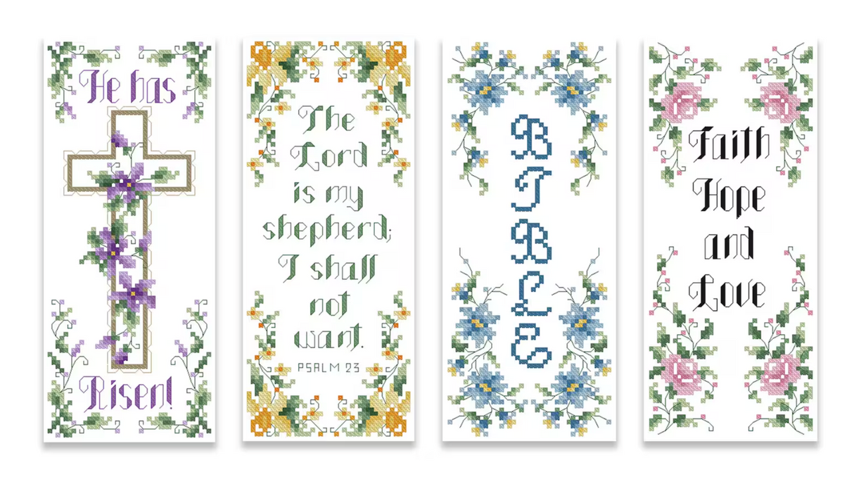 Bible Bookmarks Cross Stitch Pattern