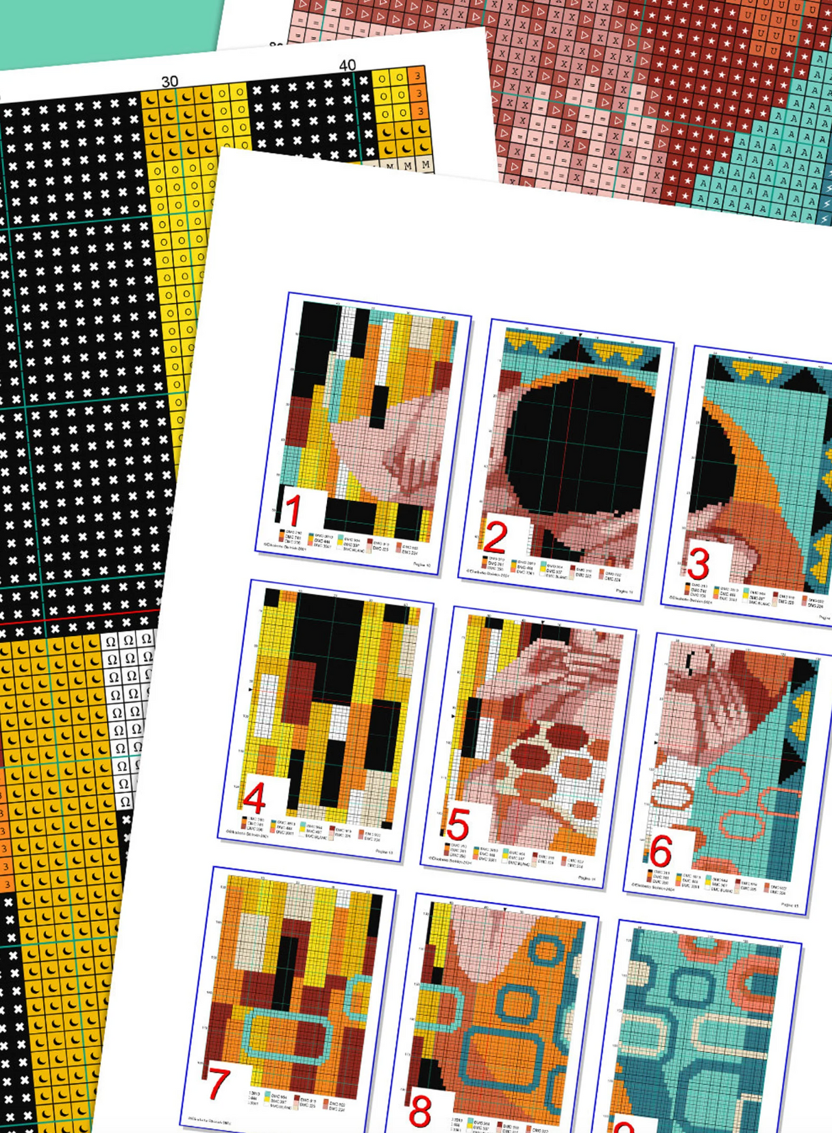 The Kiss Cross Stitch Pattern