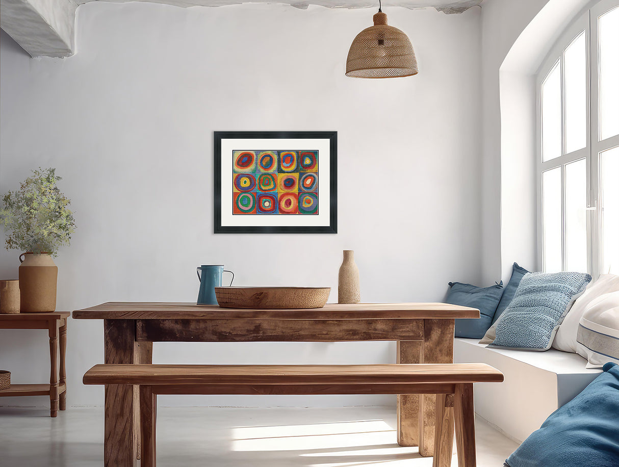 Squares with Concentric Circles Kandinsky Cross Stitch Pattern