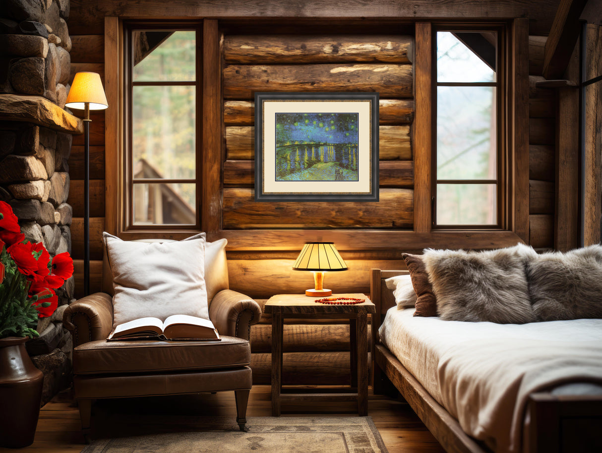 Starry Night Over the Rhone – van Gogh Cross Stitch Pattern