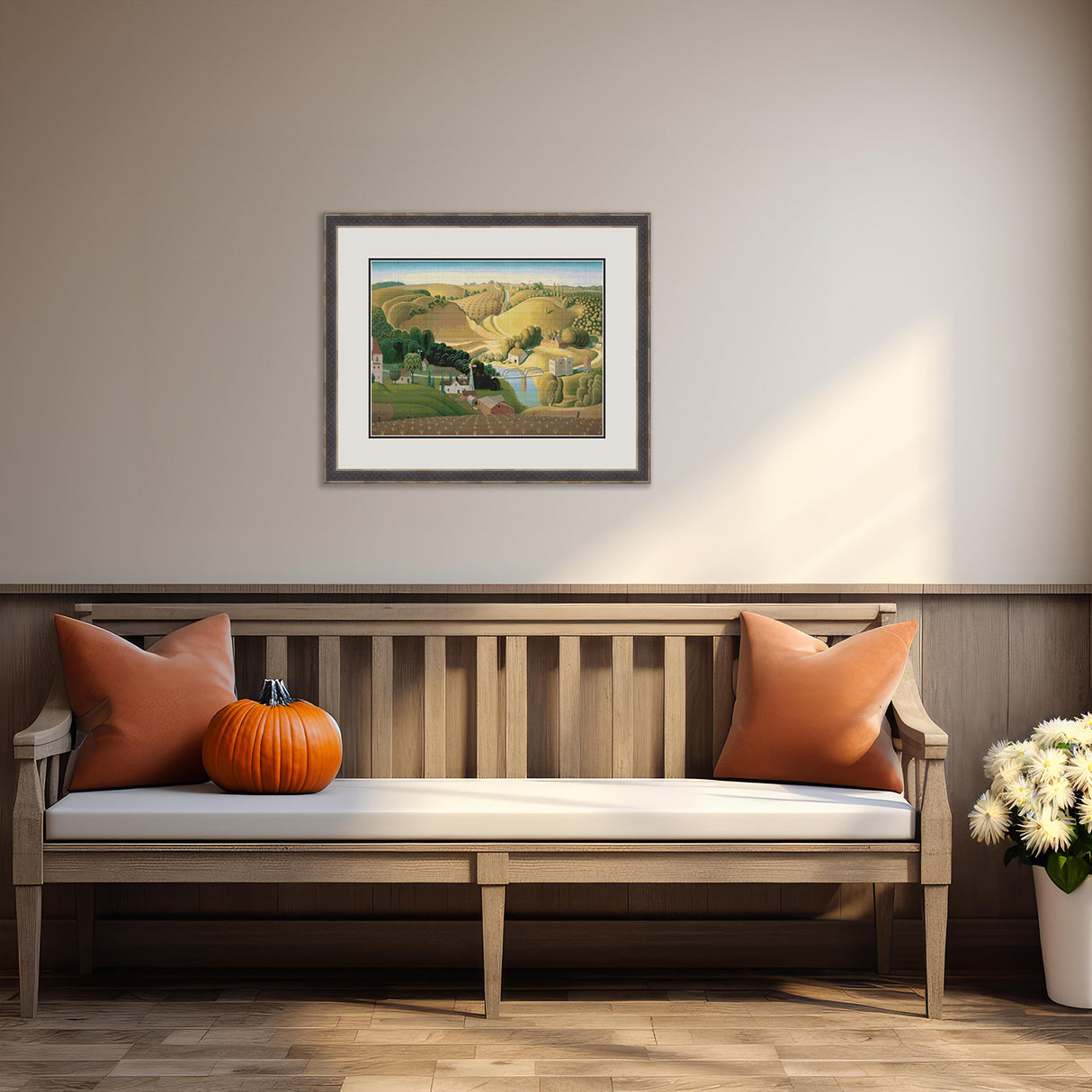 Stone City, Iowa Cross Stitch Pattern