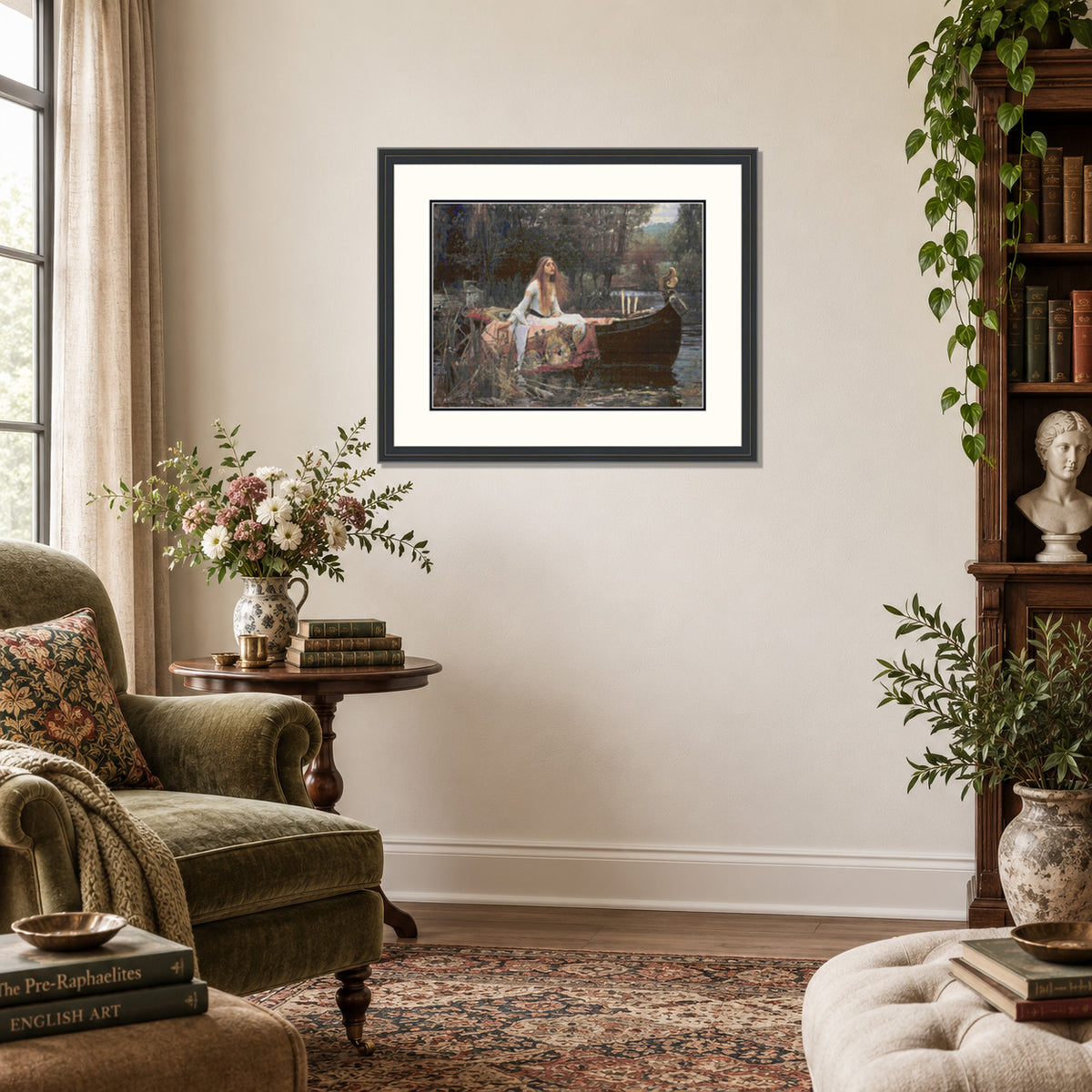 The Lady of Shalott Waterhouse Cross Stitch Pattern