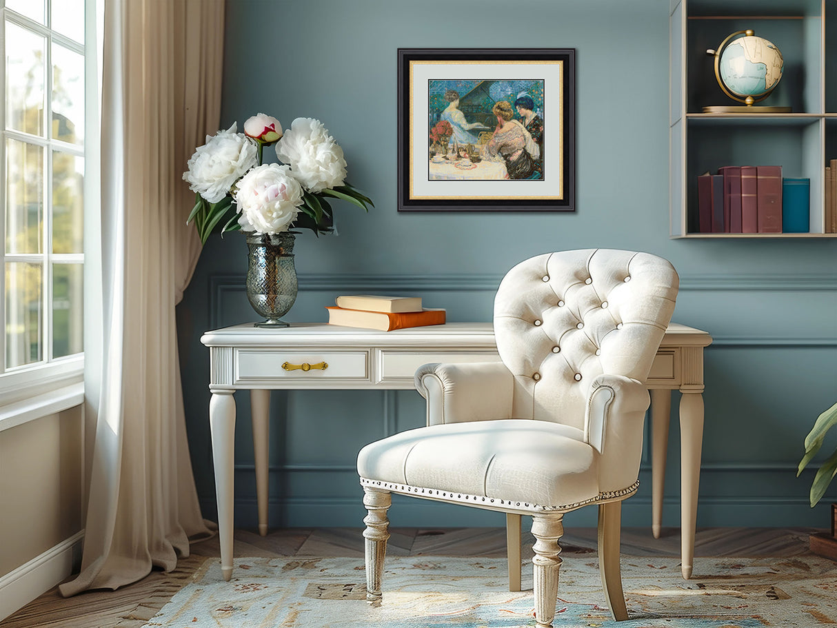 The Piano Player Cross Stitch Pattern