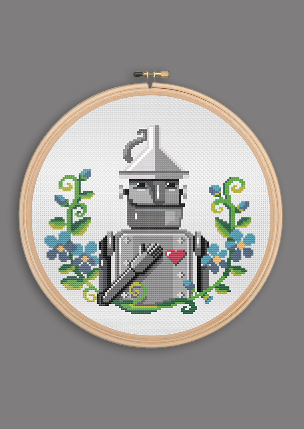 The Wizard of Oz Bundle: Dorothy, Toto, the Scarecrow, the Lion, and the Tin Man (L. Frank Baum) 5 Cross Stitch Patterns