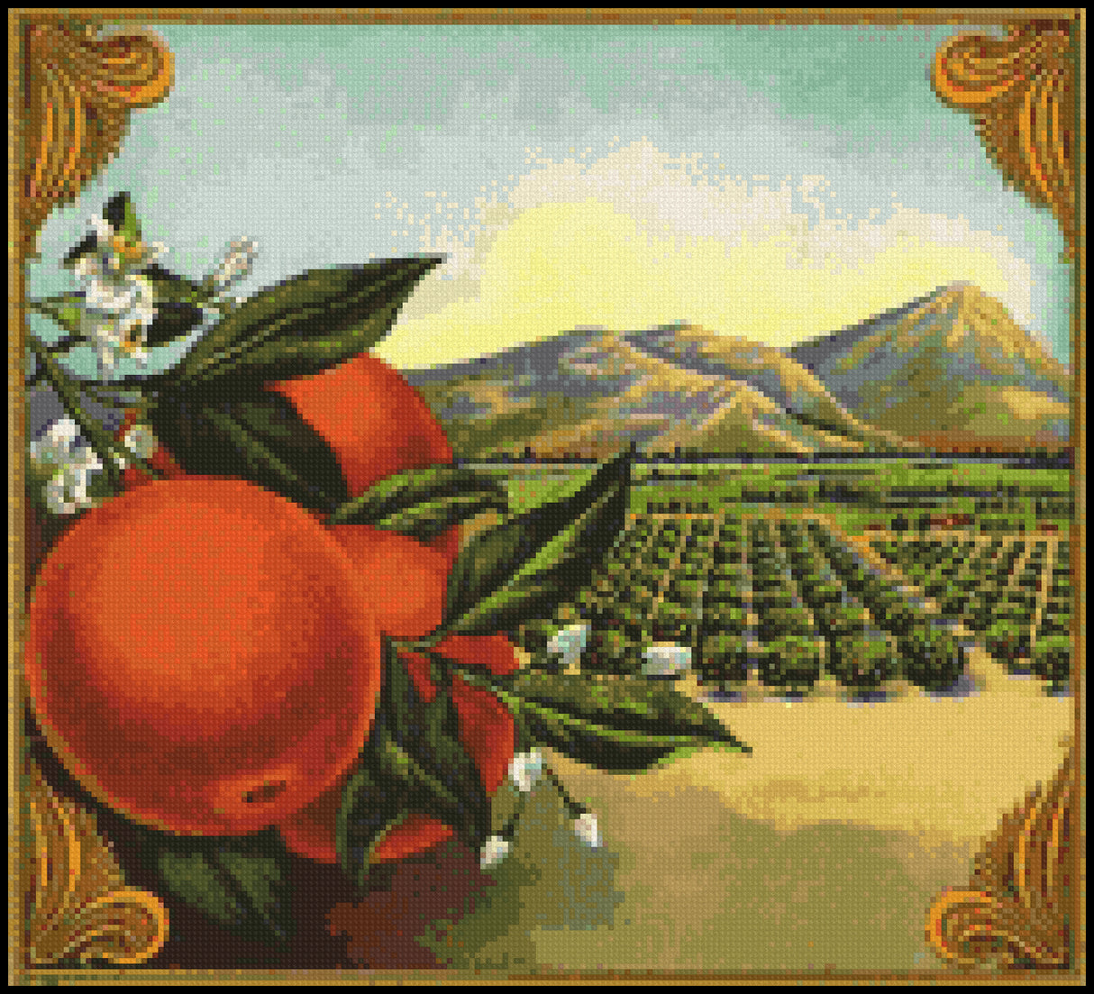 Splendid (without text) Cross Stitch Pattern