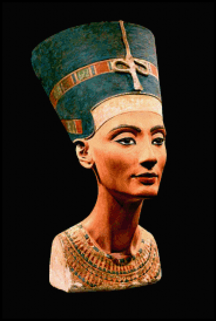 Nefertiti Cross Stitch Pattern