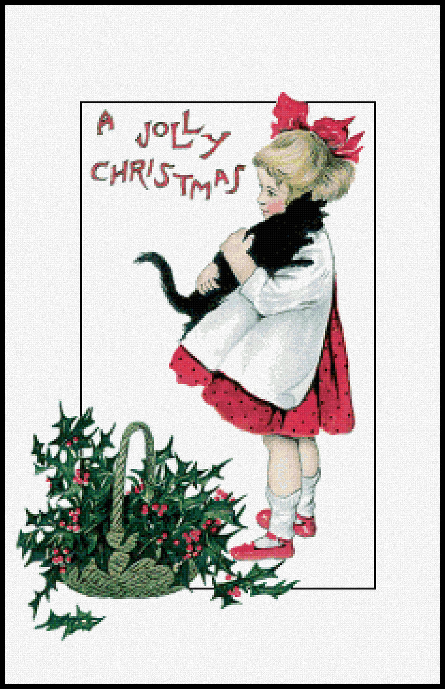 A Jolly Christmas Cross Stitch Pattern