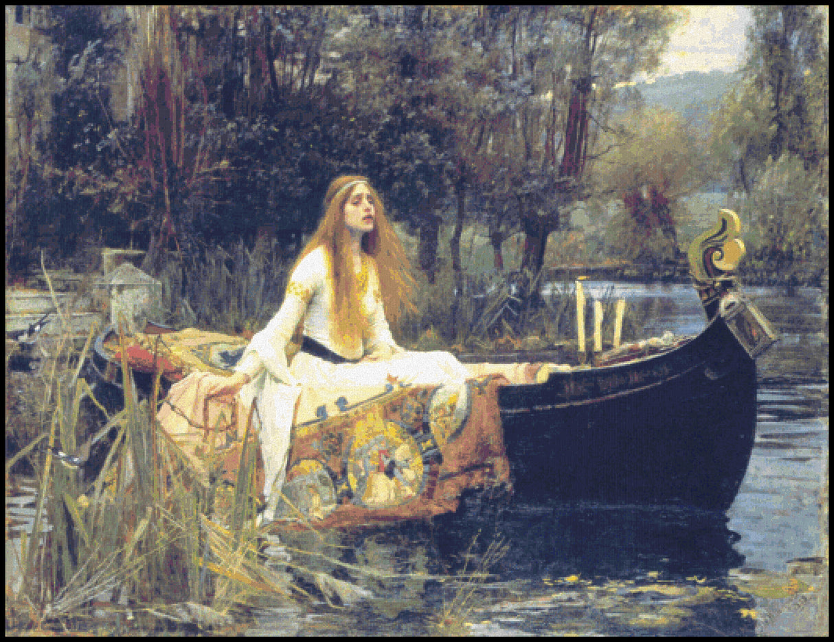 The Lady of Shalott Cross Stitch Pattern