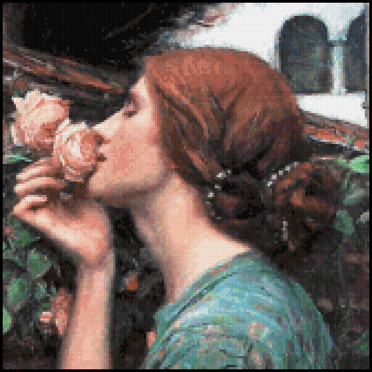 My Sweet Rose (detail) Cross Stitch Pattern