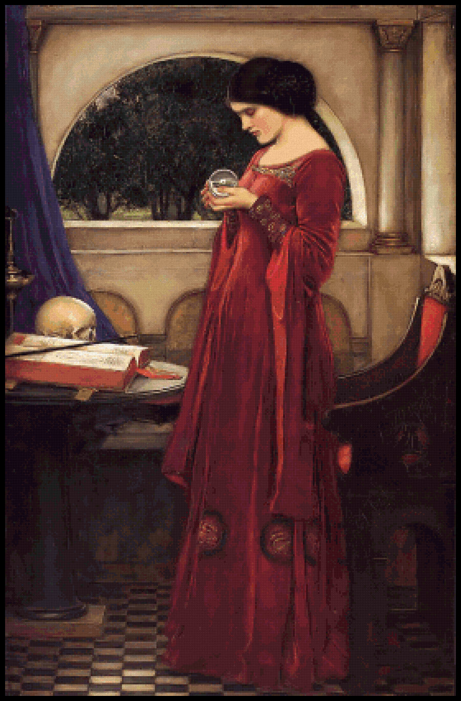 The Crystal Ball Cross Stitch Pattern