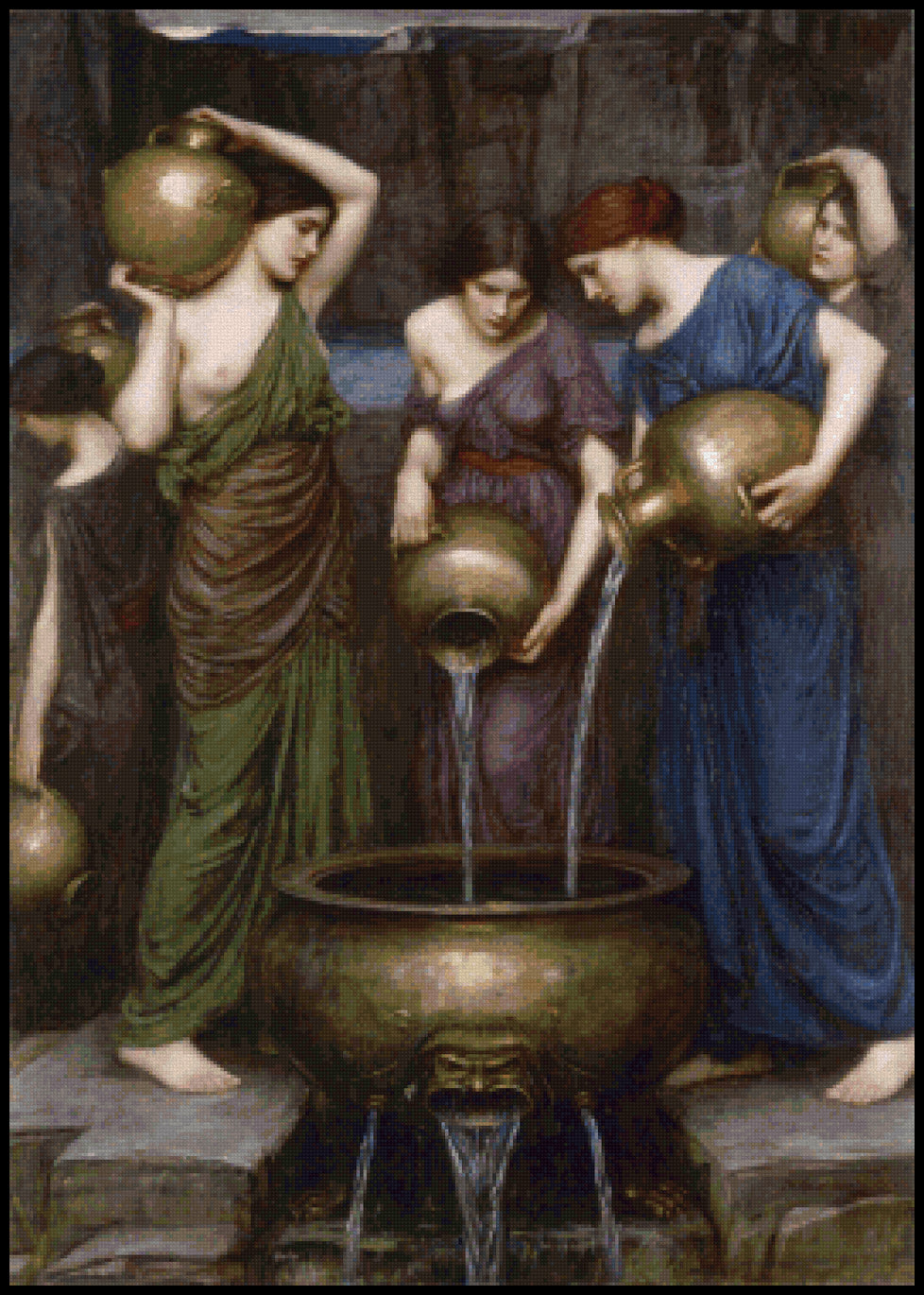 The Danaides Cross Stitch Pattern
