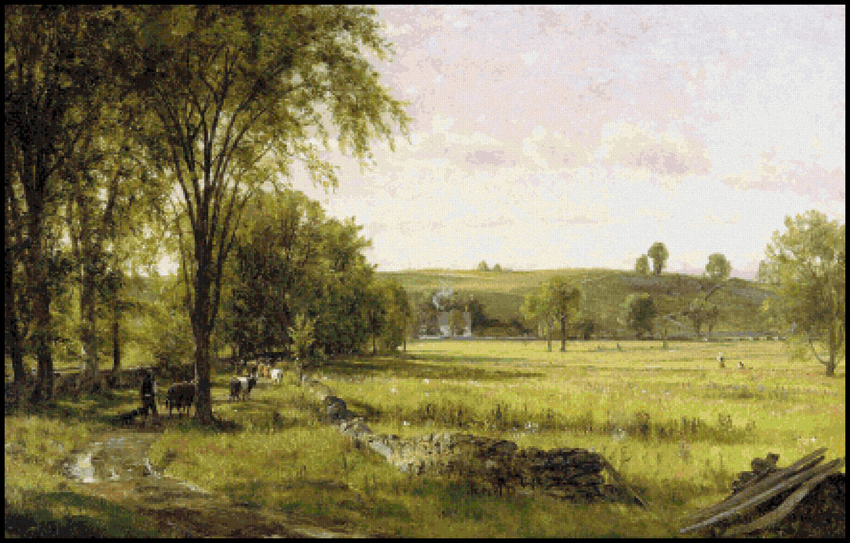 Near Gray Court Junction Cross Stitch Pattern