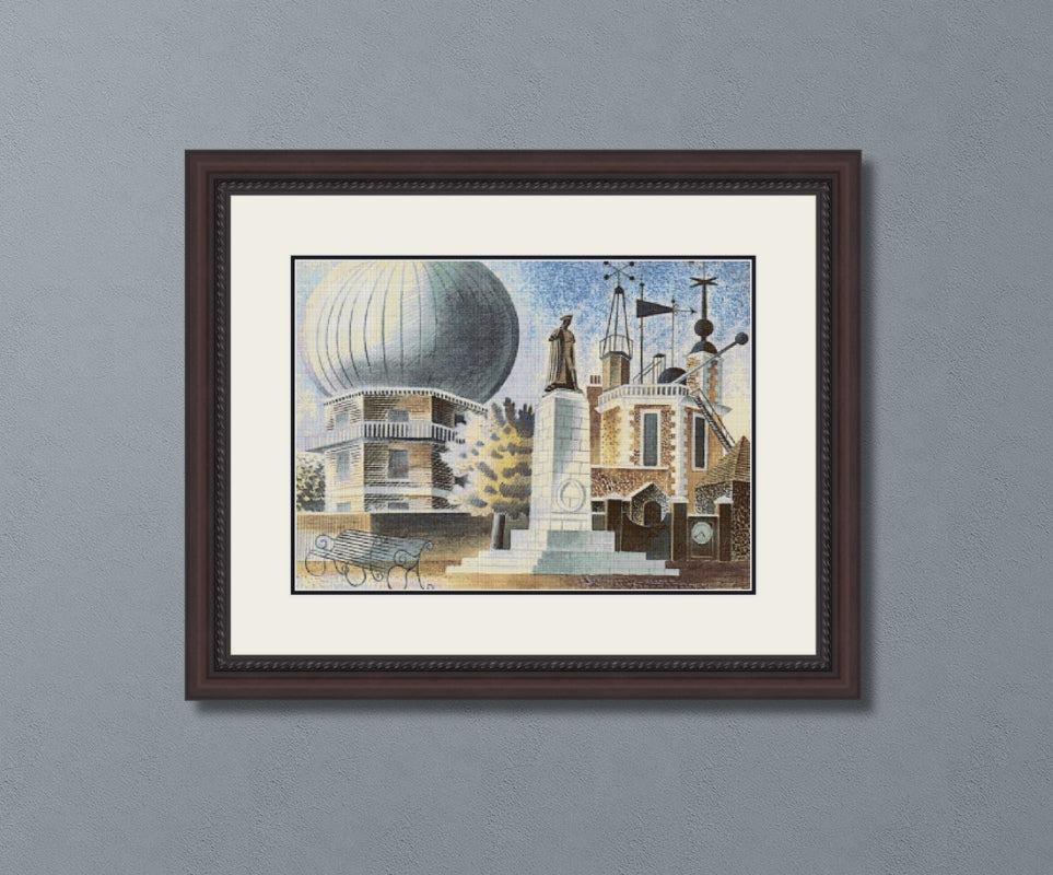 Greenwich Observatory Cross Stitch Pattern