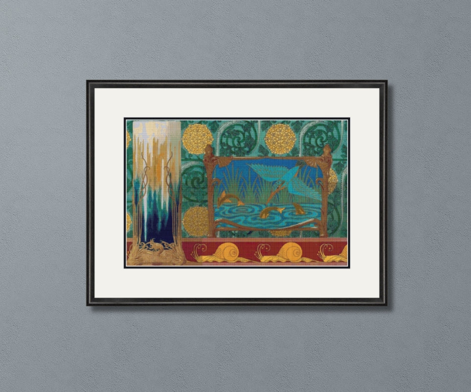 L Animal dans la Decoration Verneuil Cross Stitch Pattern