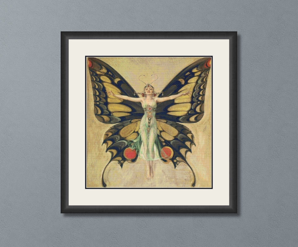 The Flapper – FX Leyendecker Cross Stitch Pattern