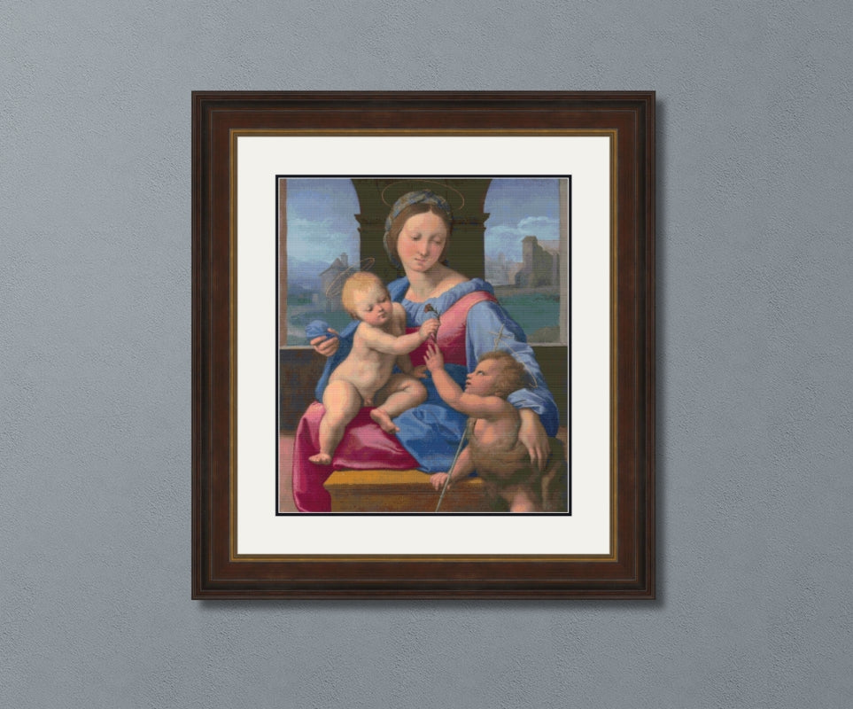The Garvagh Madonna Raphael Cross Stitch Pattern