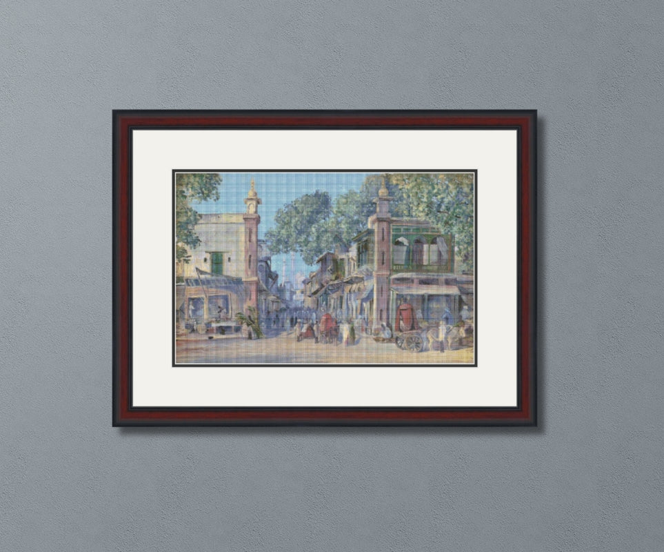 The Street of Blood Delhi North Cross Stitch Pattern