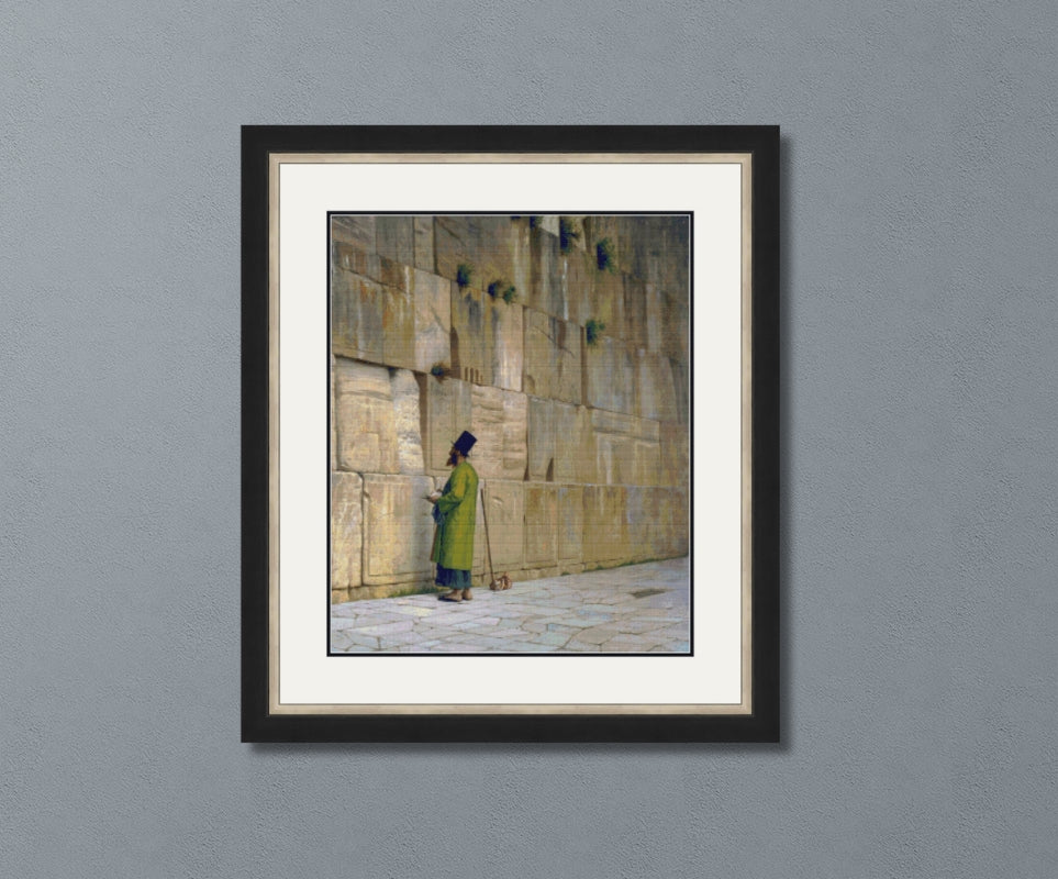 The Wailing Wall Cross Stitch Pattern