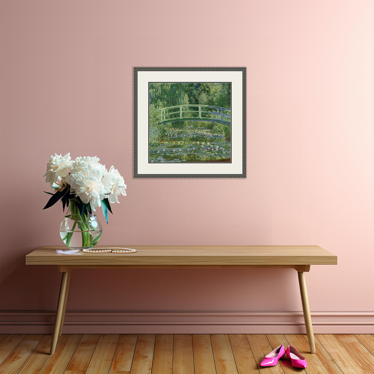 Water Lily Pond Monet Cross Stitch Pattern