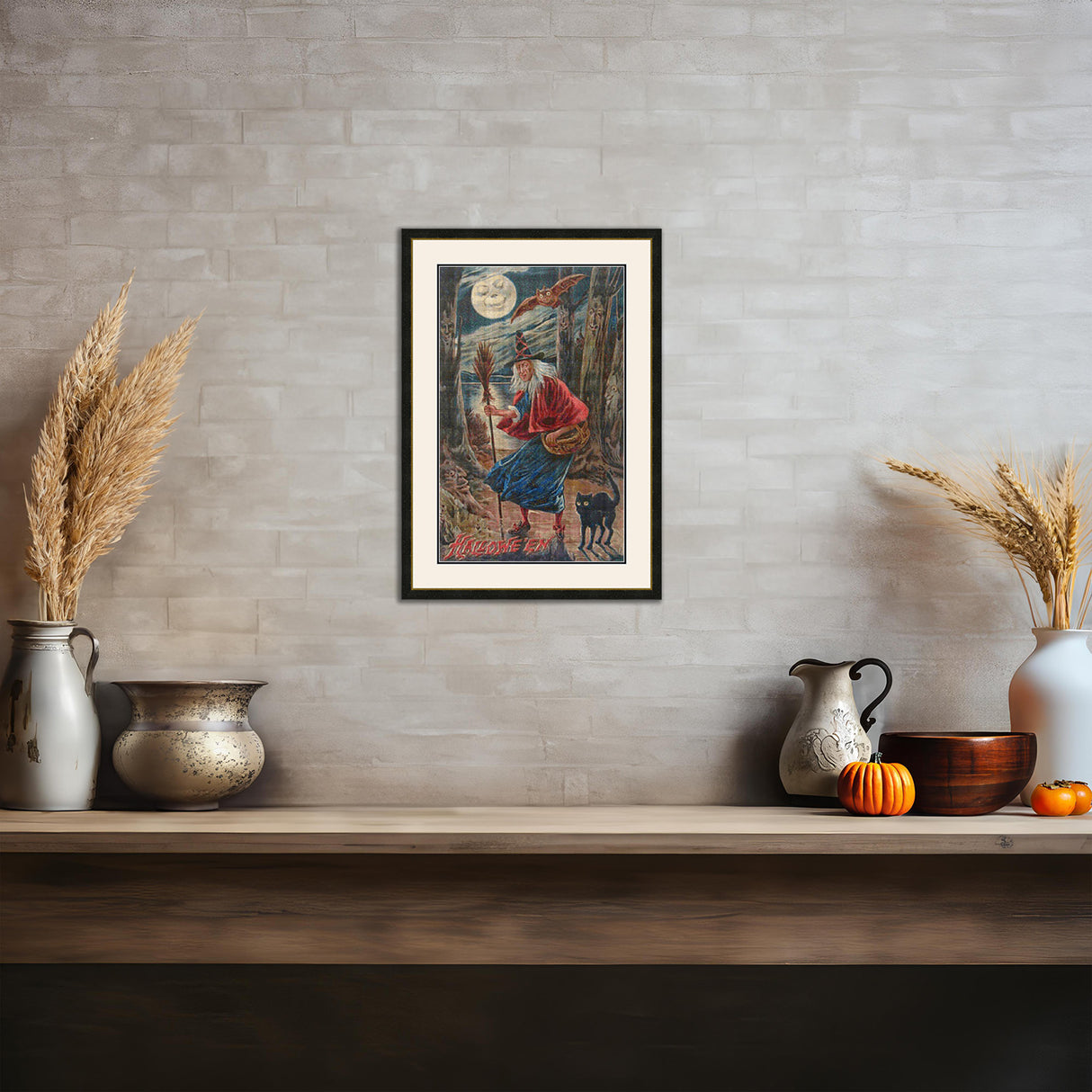 Witchy Greetings Cross Stitch Pattern