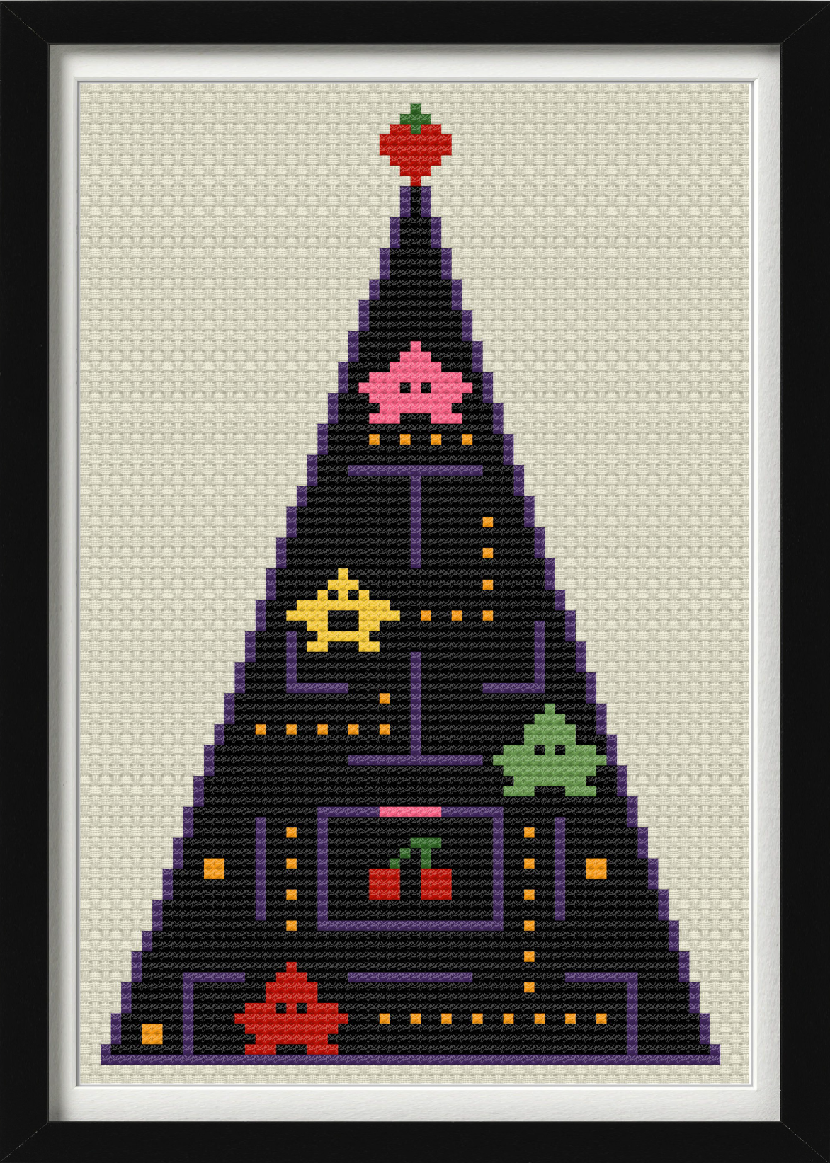 Arcade Holiday Cross Stitch Pattern