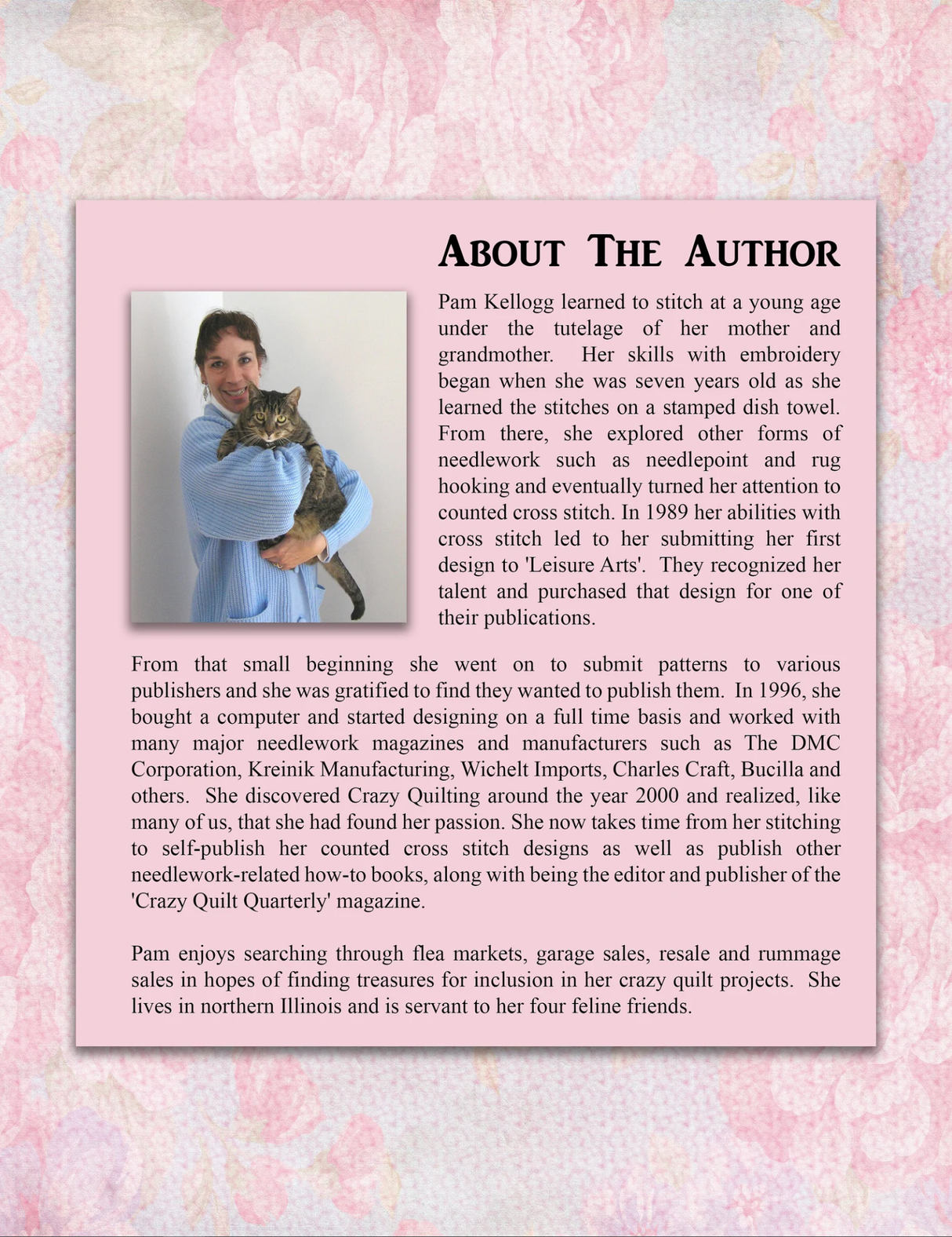 Colorful Cats Mardi Gras Cross Stitch Pattern