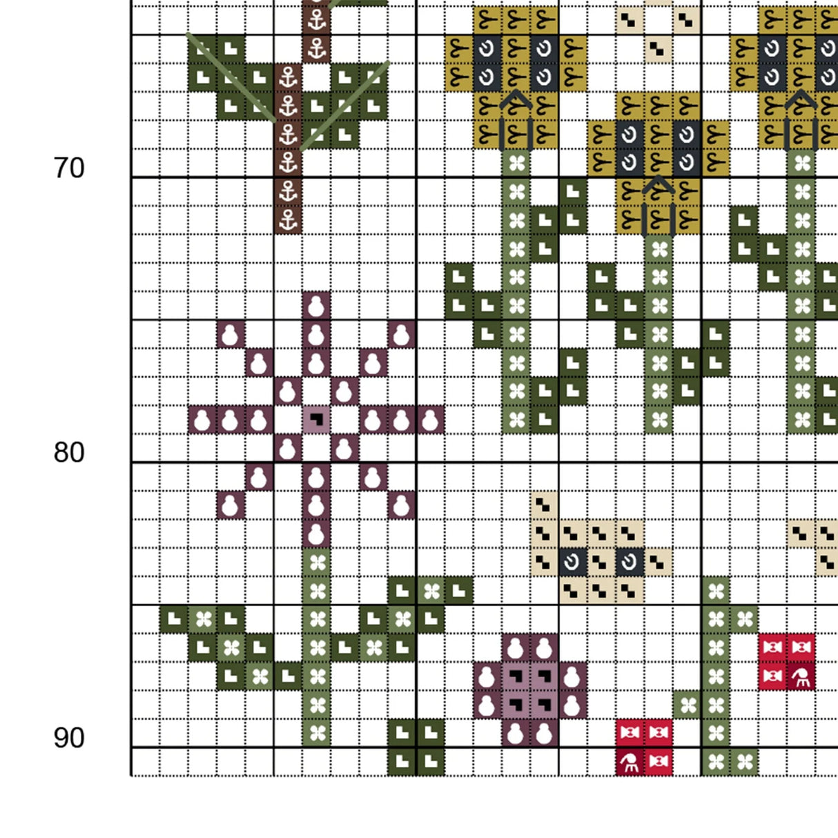 Haunted Garden Cross Stitch Pattern