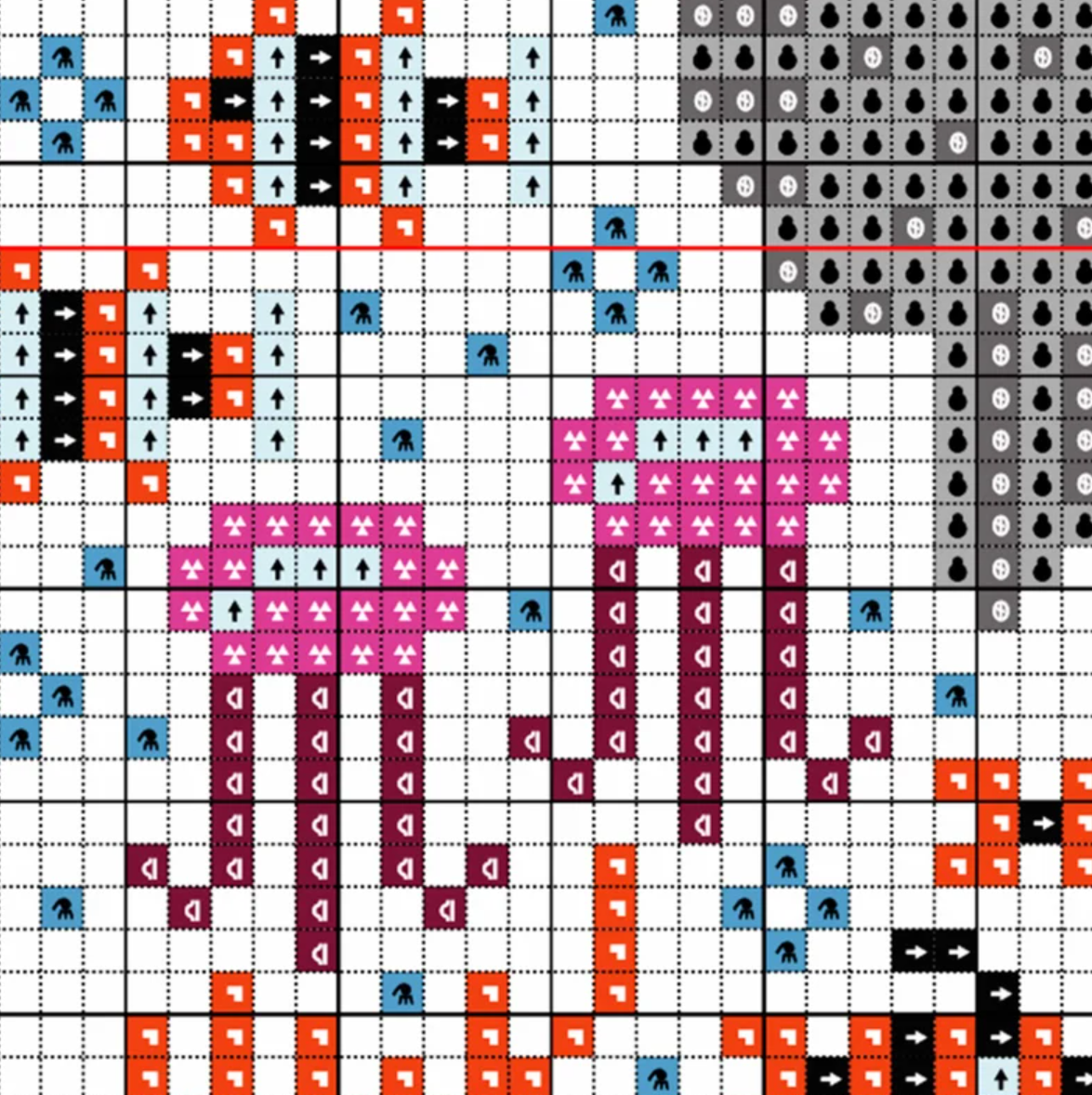 Mini Ocean View 1 Cross Stitch Pattern