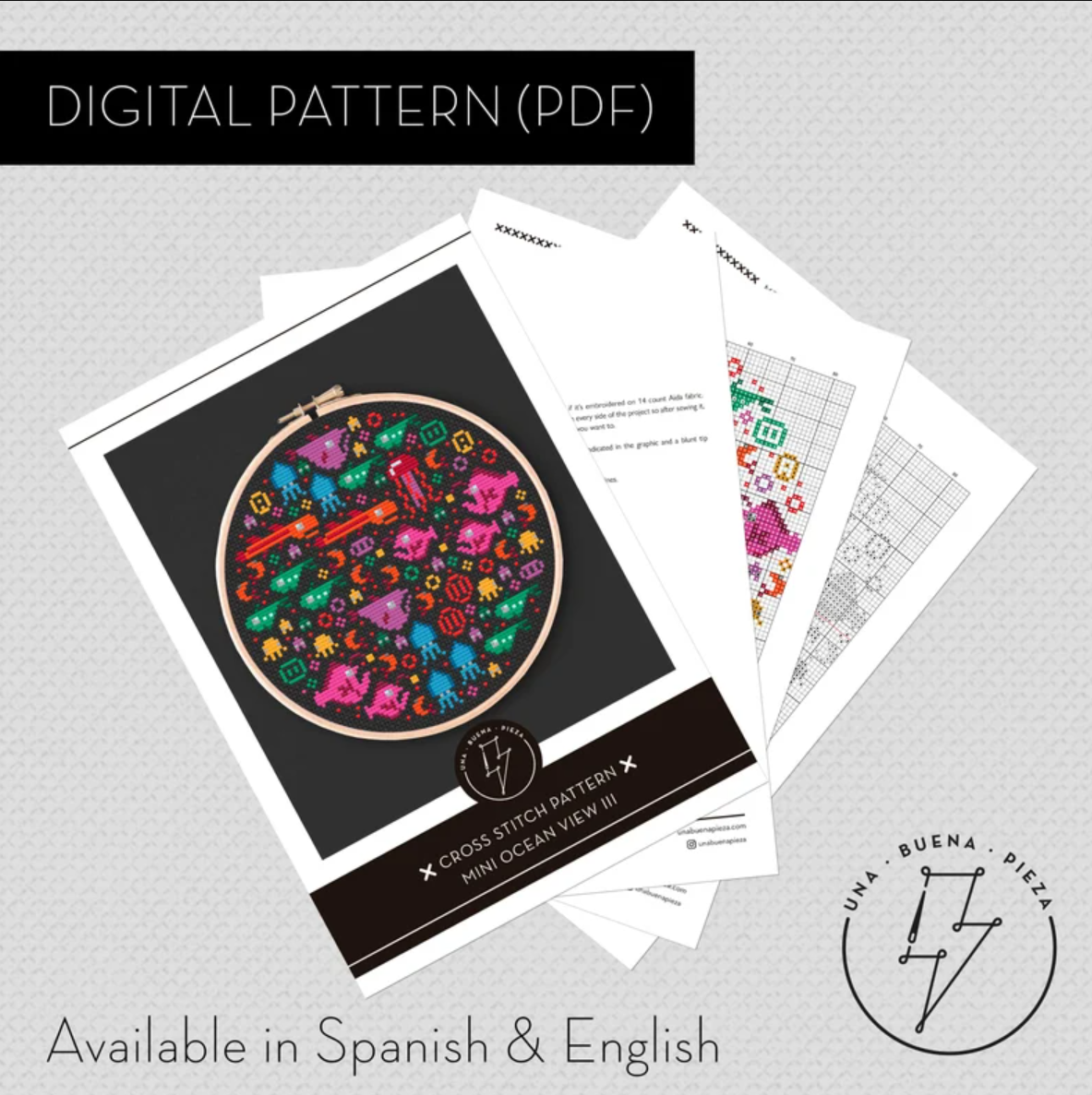 Mini Ocean View 3 Cross Stitch Pattern