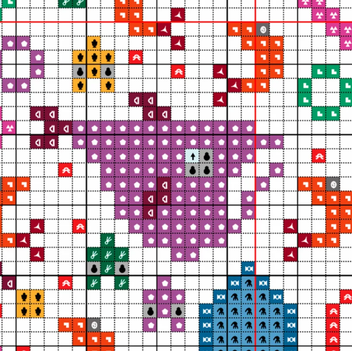 Mini Ocean View 3 Cross Stitch Pattern