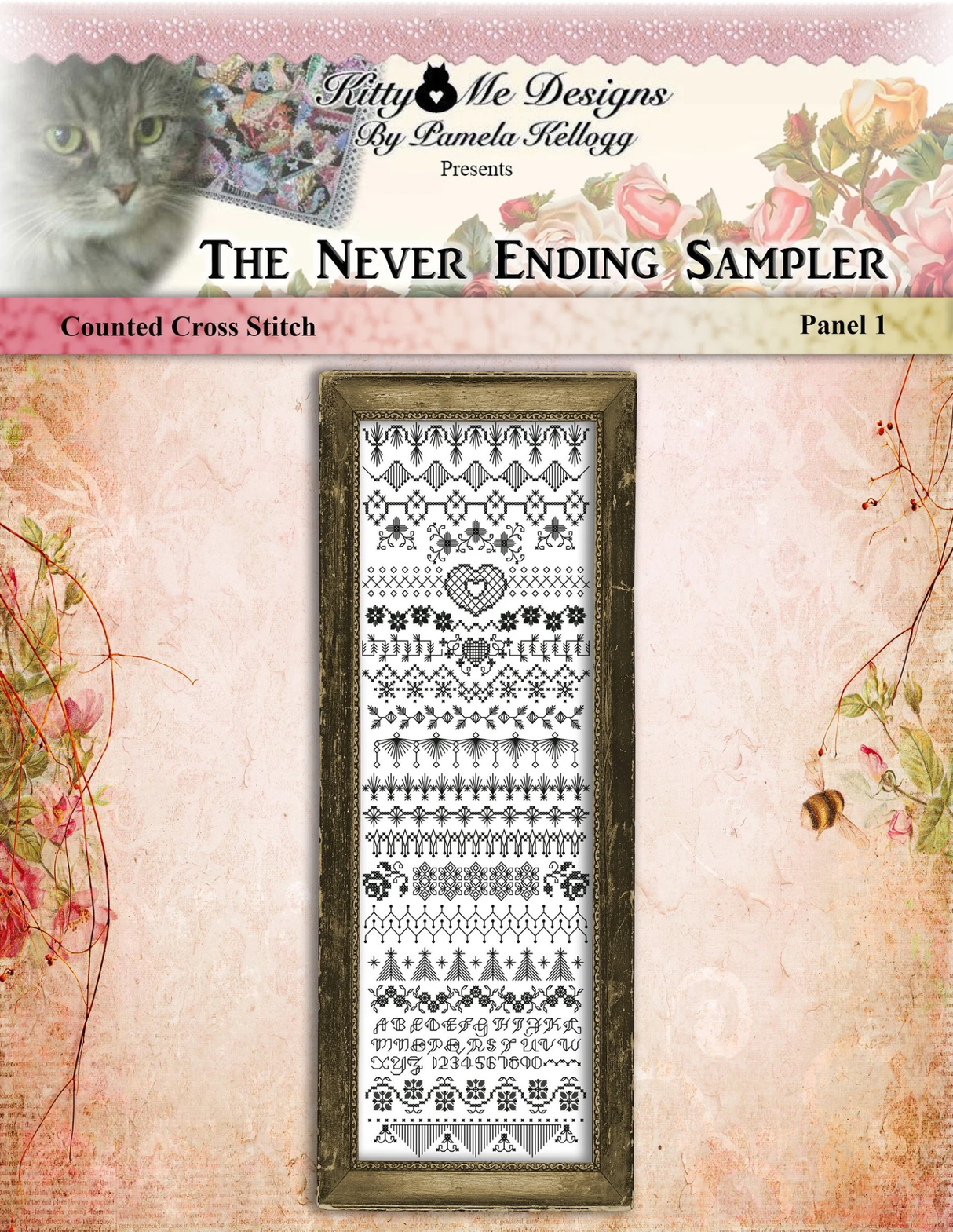 Never Ending Sampler Panel 1 Cross Stitch Pattern