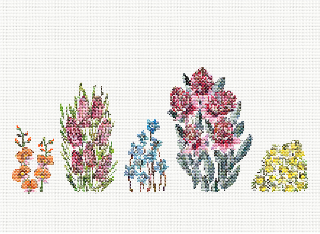 Garden Glory - Australian Garden 2 Cross Stitch Pattern