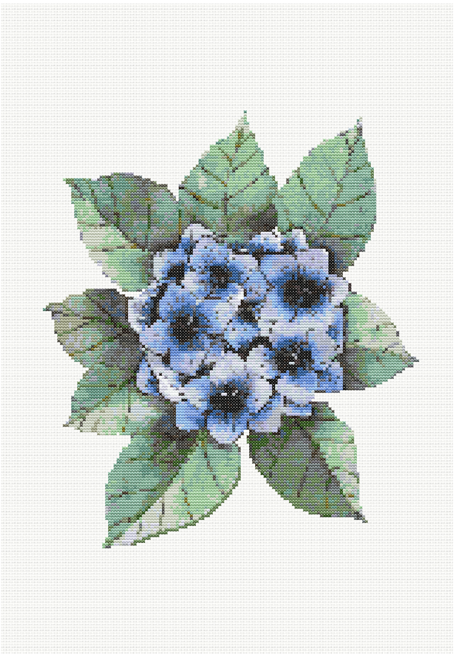 Hydrangea Dream - Hydrangea (1) Cross Stitch Pattern