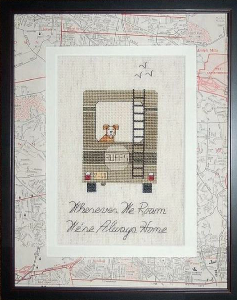 Home on the Roam Cross Stitch Pattern