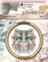 Colorful Cats Mozart Cross Stitch Pattern
