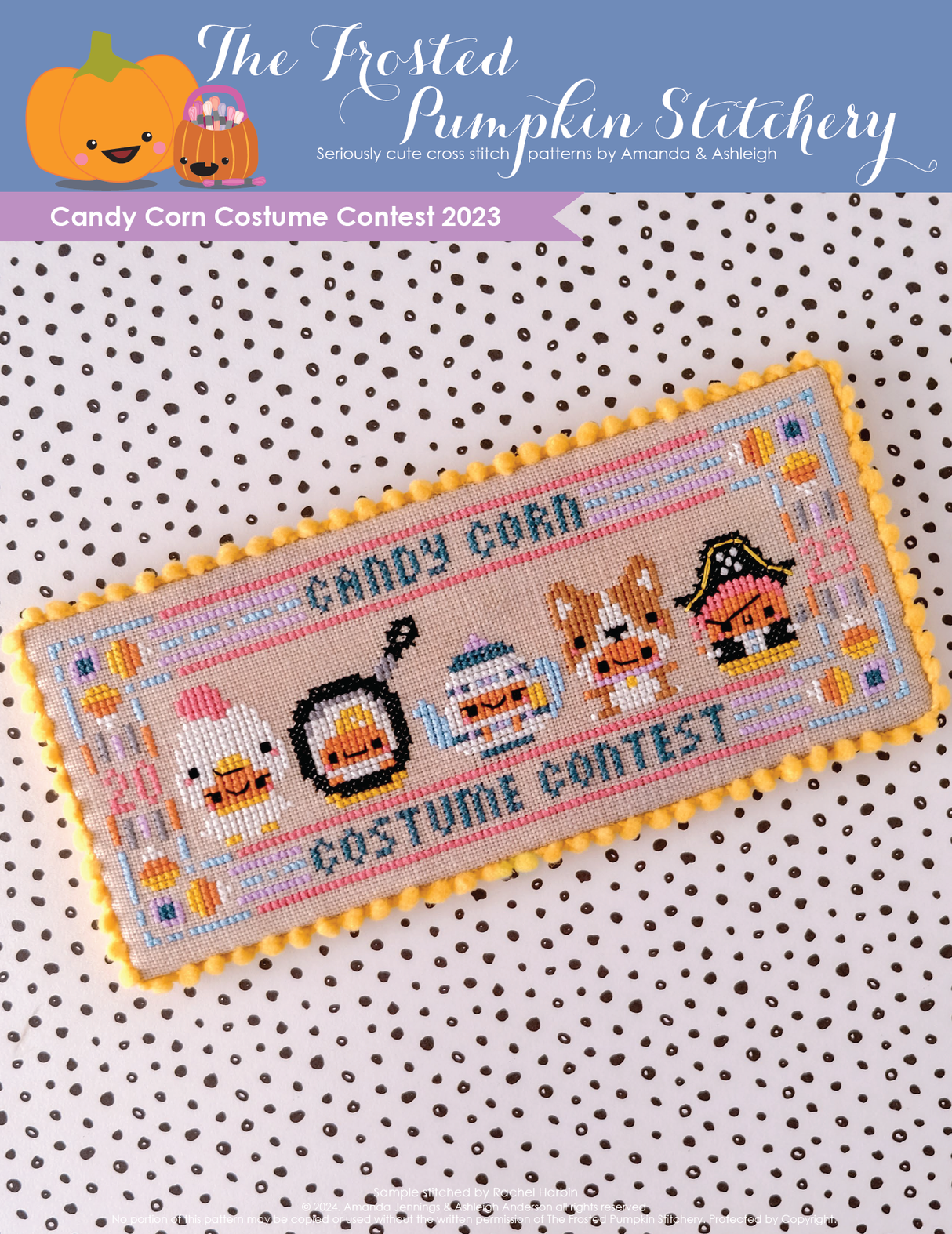 Candy Corn Costume Contest 2023 Cross Stitch Pattern