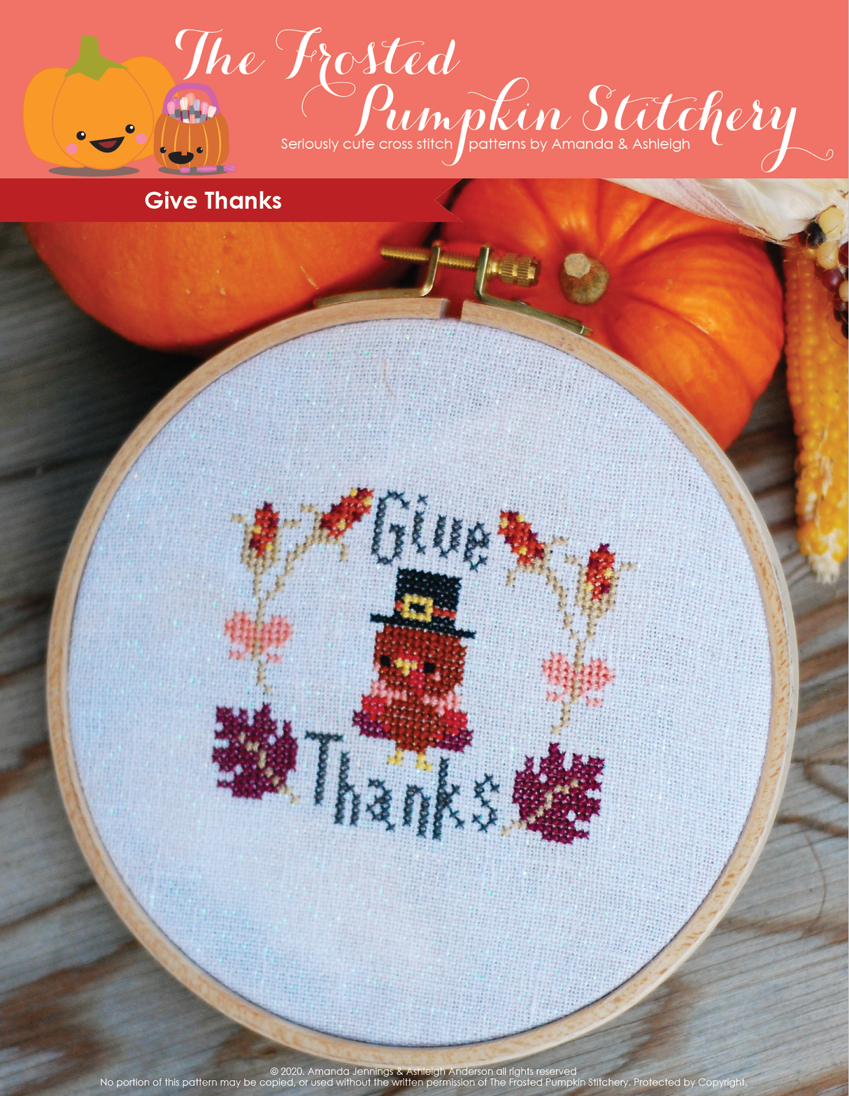 Give Thanks Cross Stitch Pattern