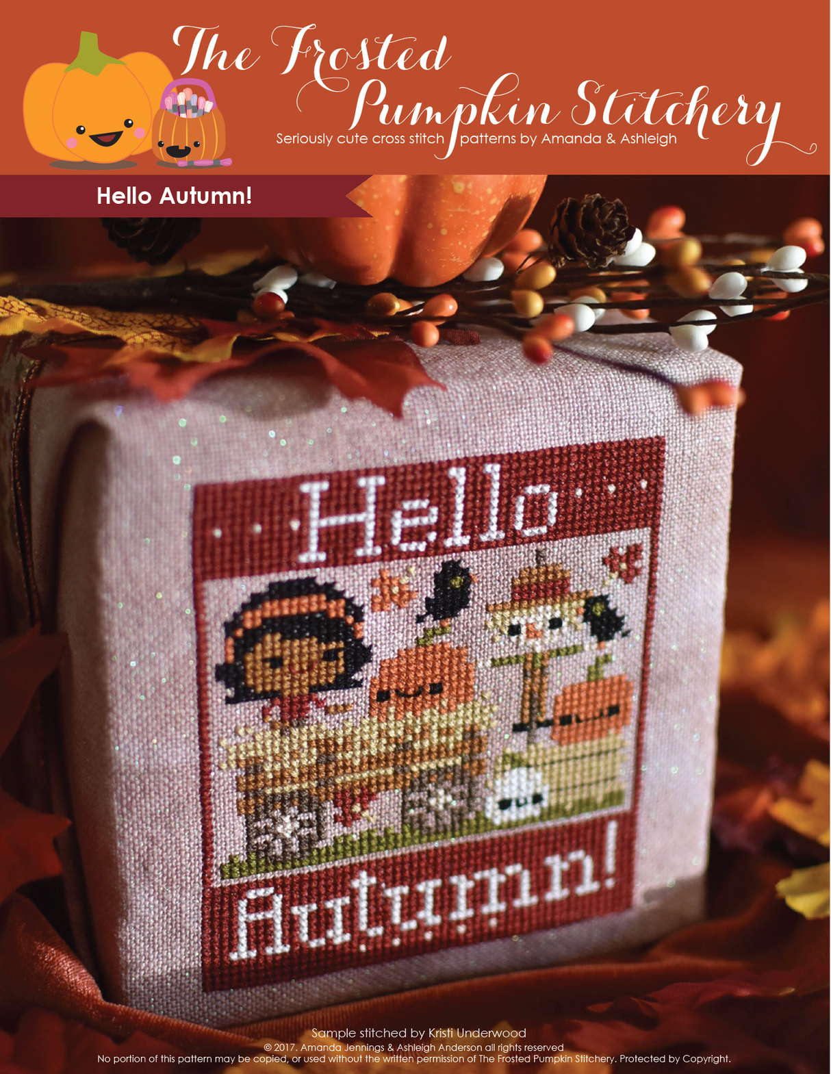 Hello Autumn Cross Stitch Pattern