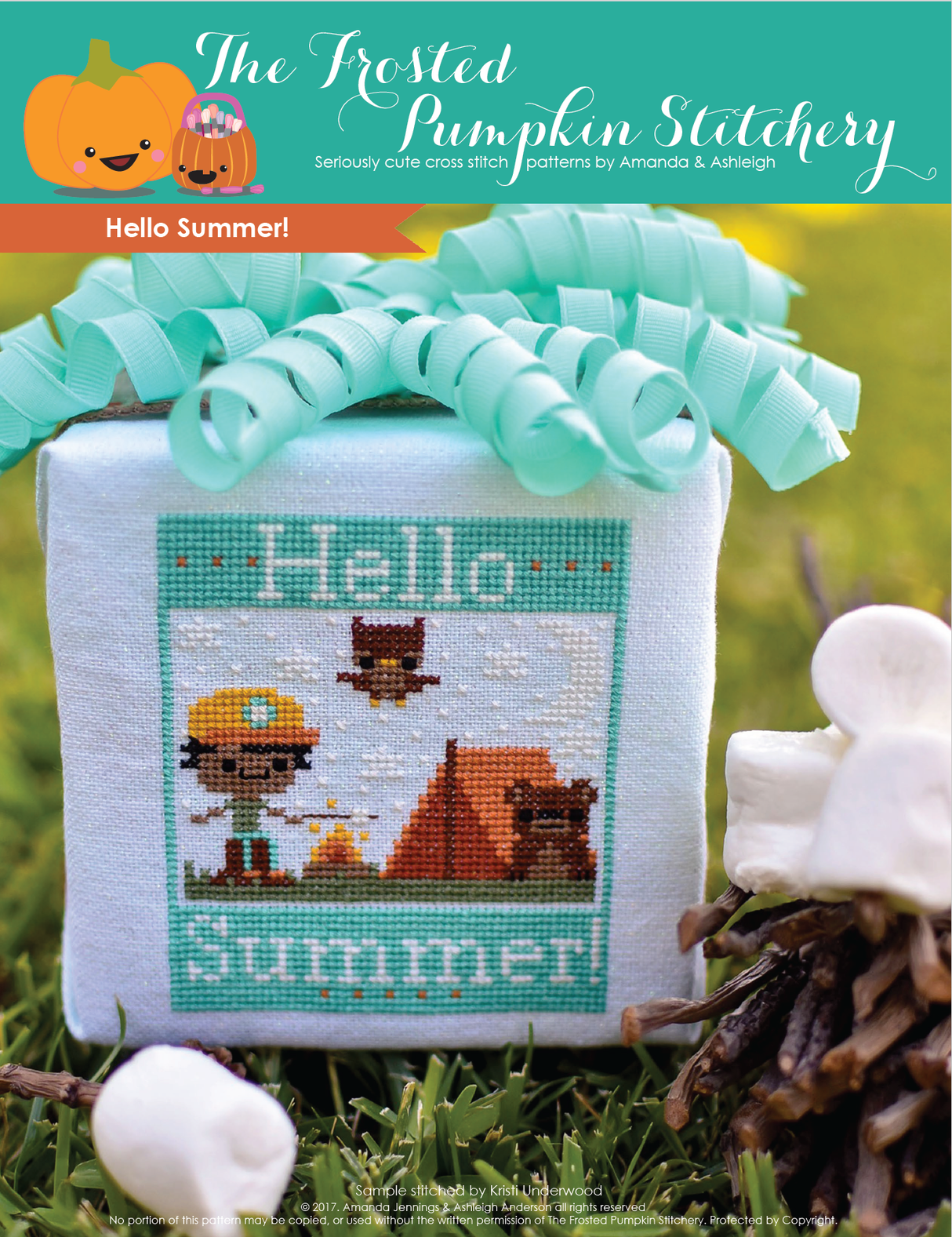 Hello Summer Cross Stitch Pattern