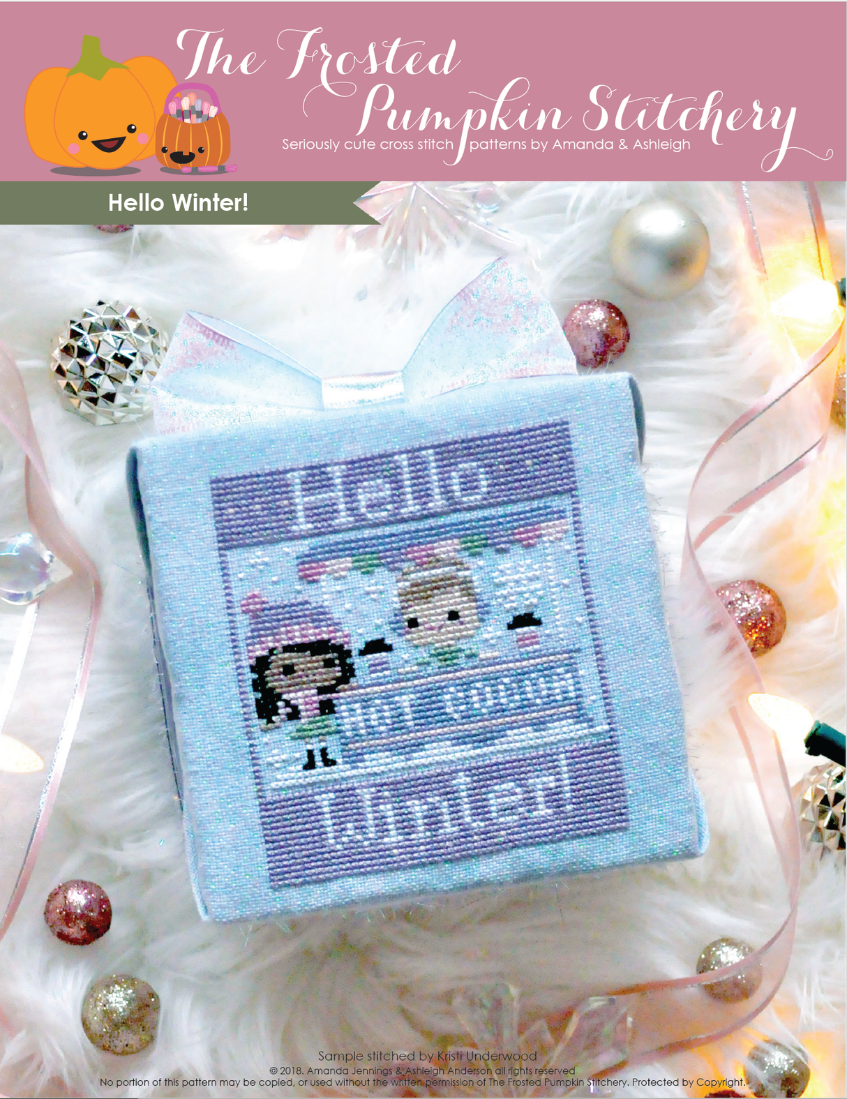 Hello Winter Cross Stitch Pattern