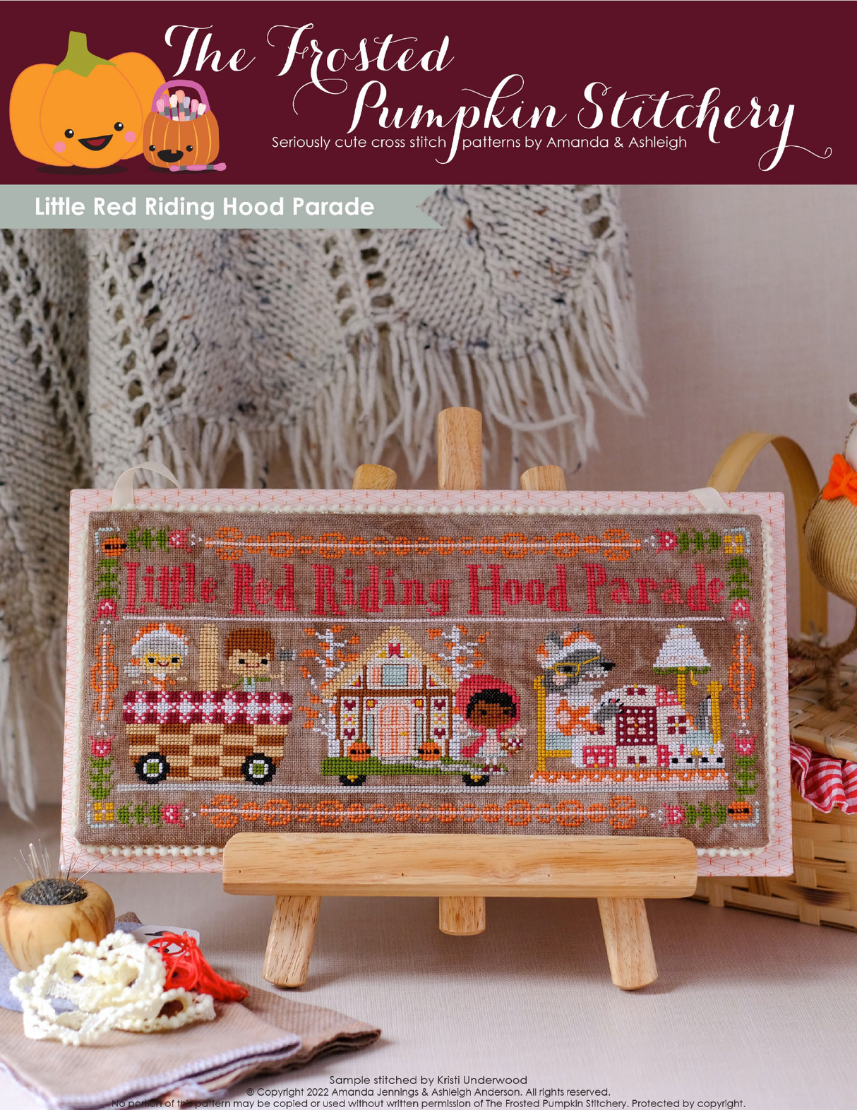 Little Red Riding Hood Parade Cross Stitch Pattern