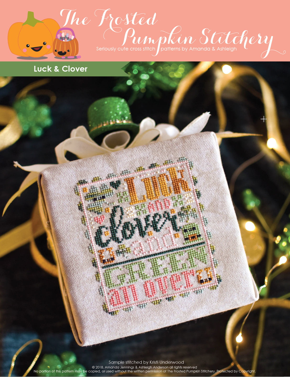 Luck & Clover Cross Stitch Pattern