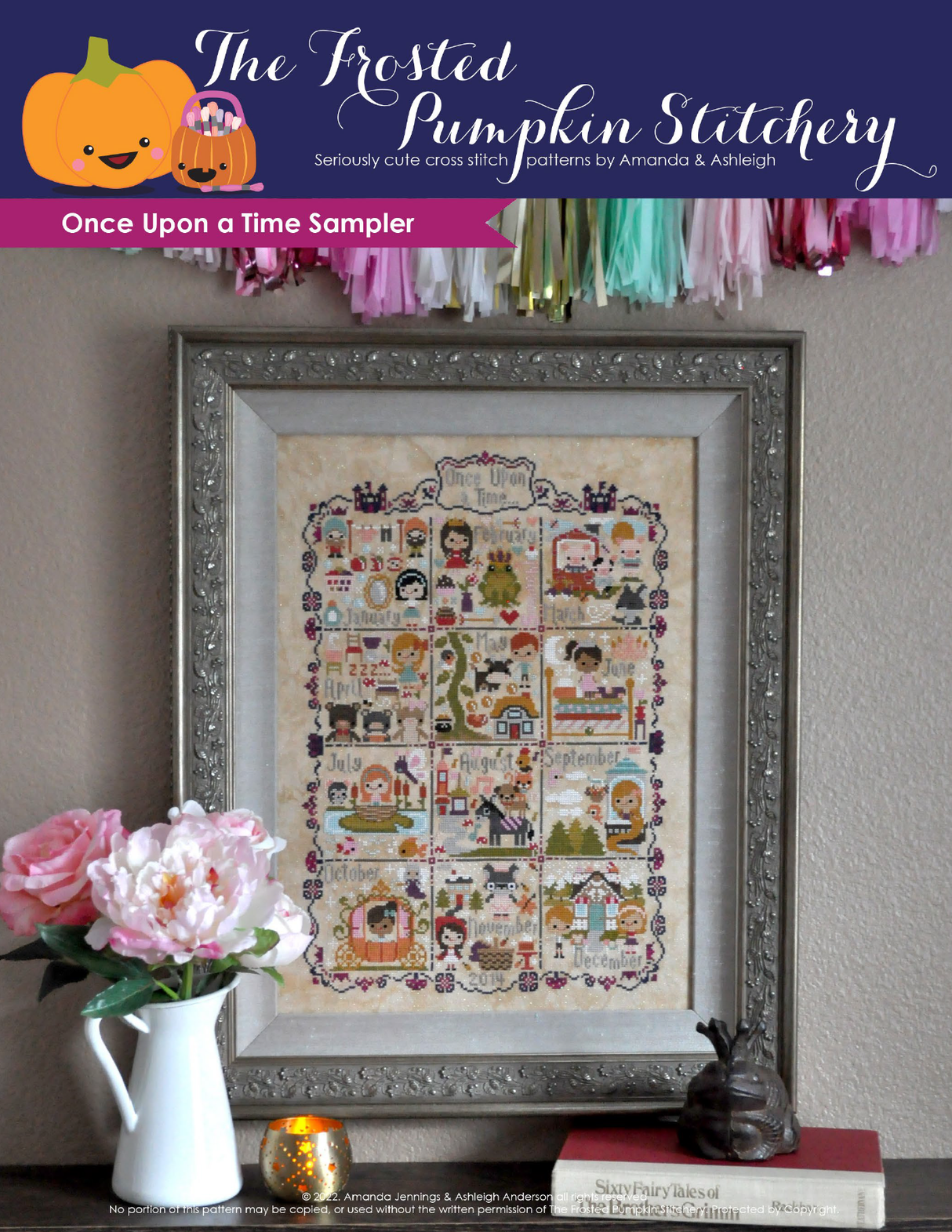 Once Upon a Time Sampler Cross Stitch Pattern