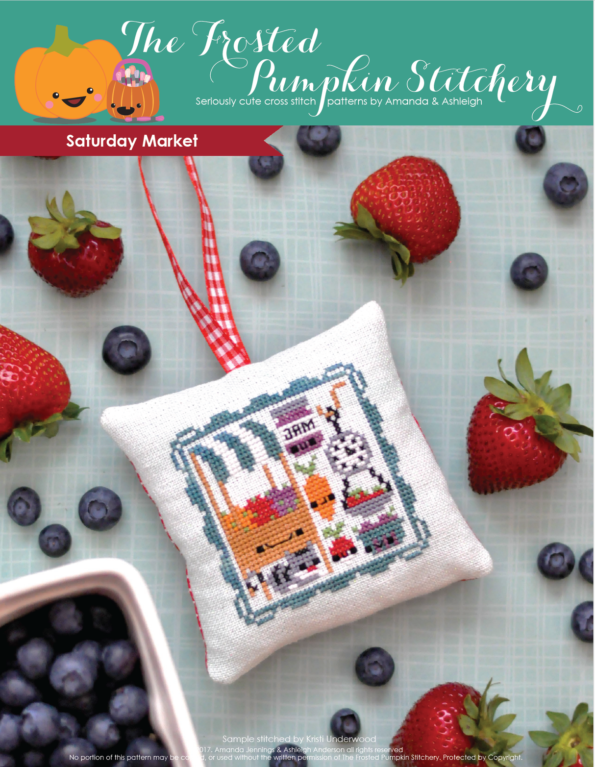 Saturday Market Cross Stitch Pattern