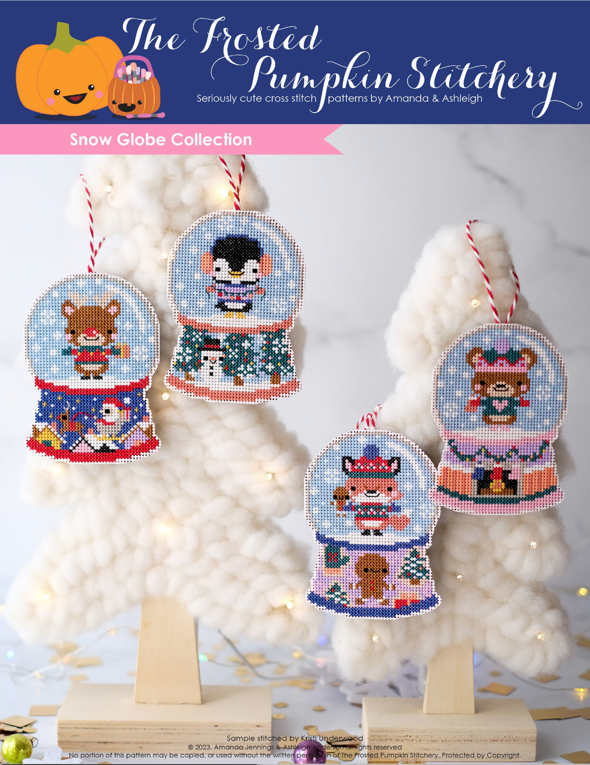 Snow Globe Collection Cross Stitch Pattern